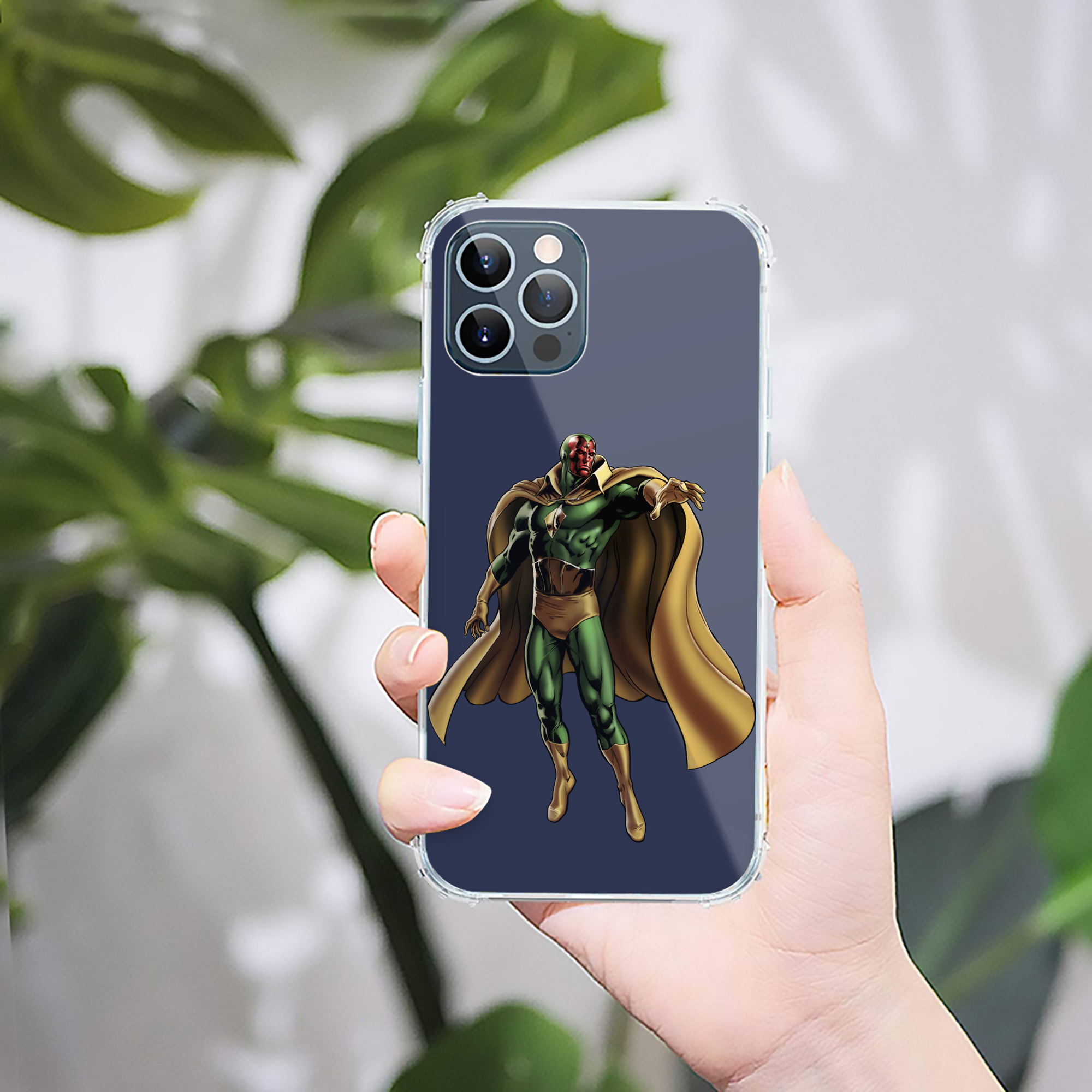 （画像用） アベンジャーズ The Avengers 【iPhone 12シリーズ対応】透明スマホケース（クリアソフトケース）